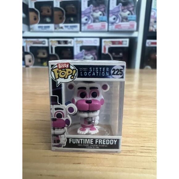 RARE CHASE BITTY Funtime Freddy Funko Pop 5 Nights Freddy's Sister Location #225 - Picture 1 of 6
